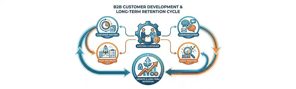 Bestehende B2B Kunden entwickeln und langfristig binden