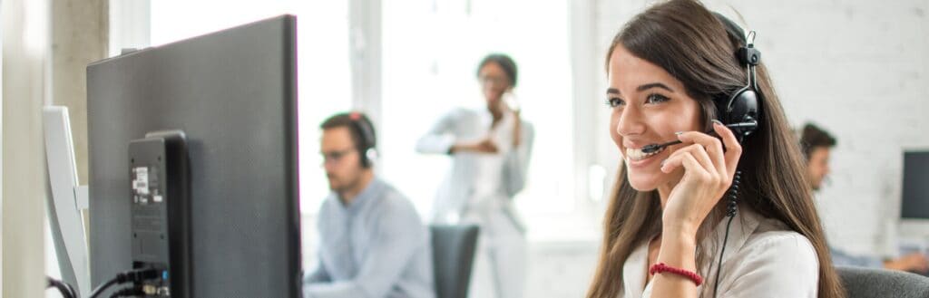 Hinter der Tür des Customer Service