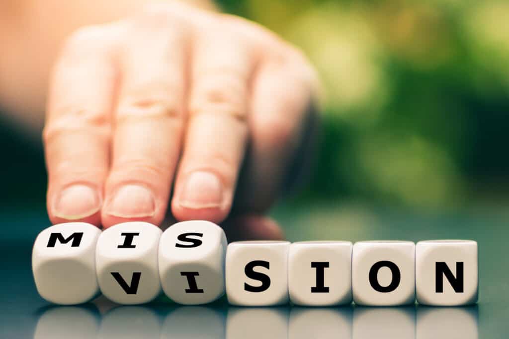 1. Vision und Ziele des Unternehmens festlegen