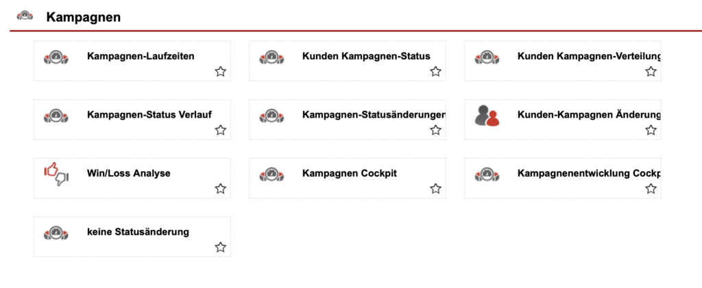 Screenshot Statistikbereich „Kampagnen“