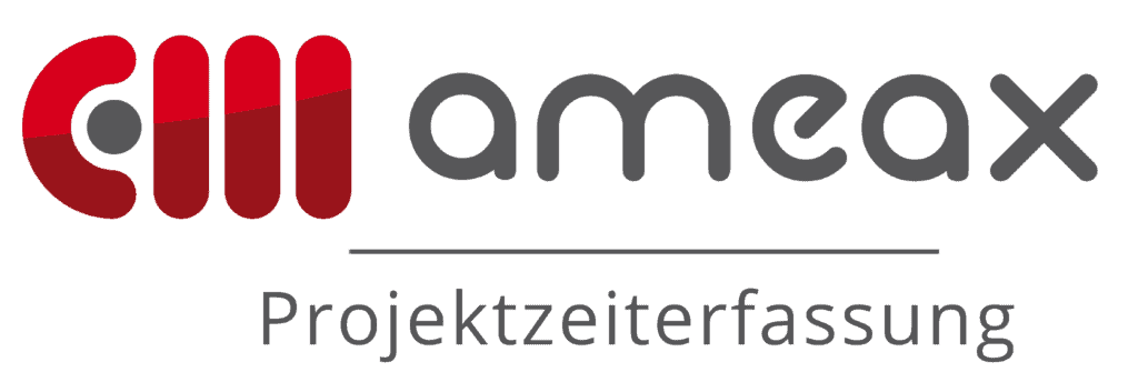 Screenshot Logo ameax Projektzeiterfassung