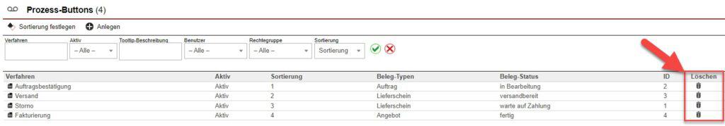 Screenshot „Prozess-Button löschen“